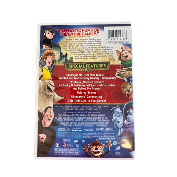 Hotel Transylvania DVD 2012 Family Comedy Movie Genndy Tartakovsky Pre-Owned - Picture 4 of 4